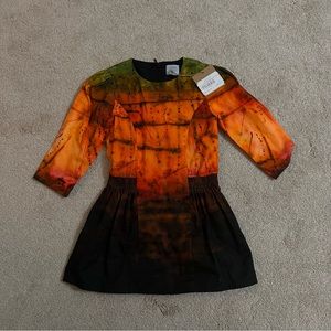 NWT Hilda Henri Orange Aura Dress 4T